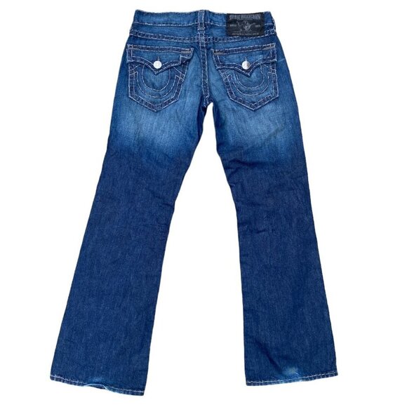Vintage True Religion Jeans Size 32 BILLY SUPER T CONTRAST STITCH Blue - Picture 3 of 8
